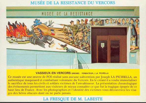 La Fresque de la Libertée au Musée de la Résistance de Vassieux